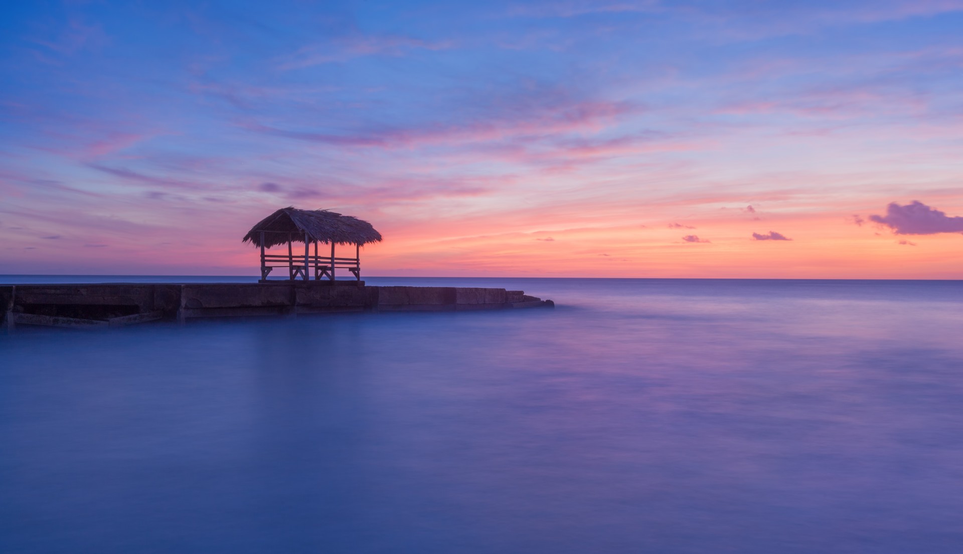 Sunset at Pigeon Point, Tobago